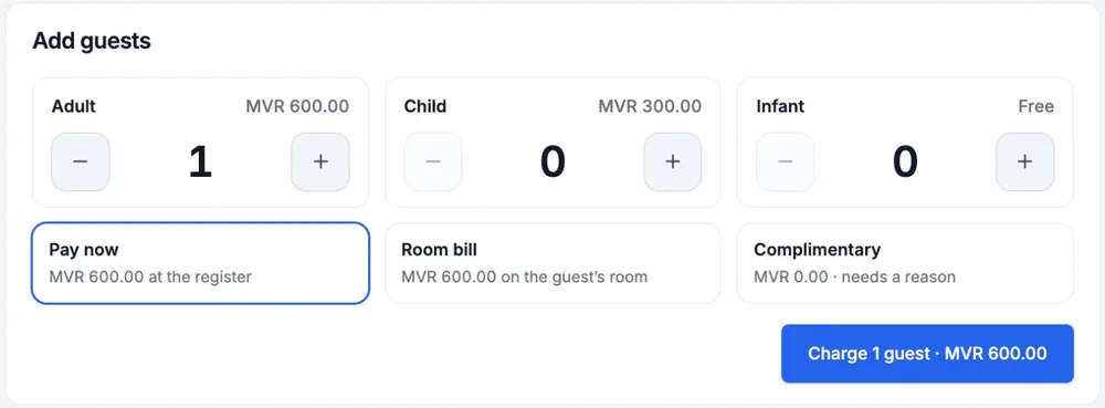 From prices to the final count